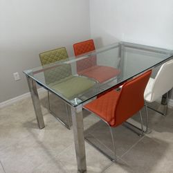 Dinner Table Set For 4 