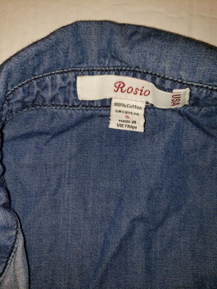 Soft denim blouse
