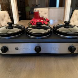 Triple Crockpot, Slow Cooker