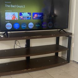 65 Inch Tv Black Spots Faded Includes Tv Stands Good Condition. $45 Pick Up Only Ball For $45.