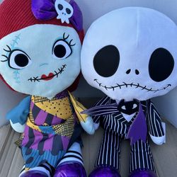 Jack & Sally Plush Set