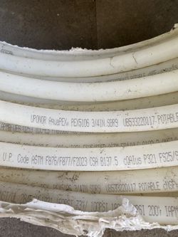3/4 Inch PEX Pipe 100feet
