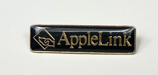 Vintage 1986 Apple Computer AppleLink Lapel Pin