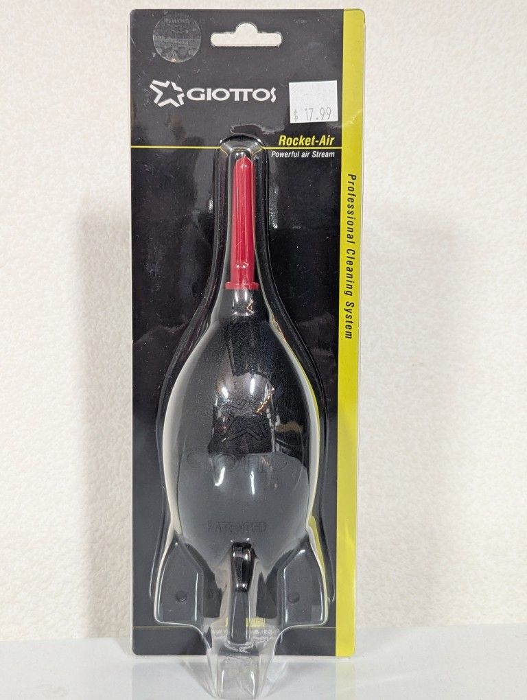 Giottos Rocket Air Blaster Large Dust-Removal Tool (Black)