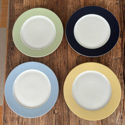 4 dinner plate and 1 salad bowl