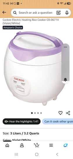 Cuckoo rice cooker