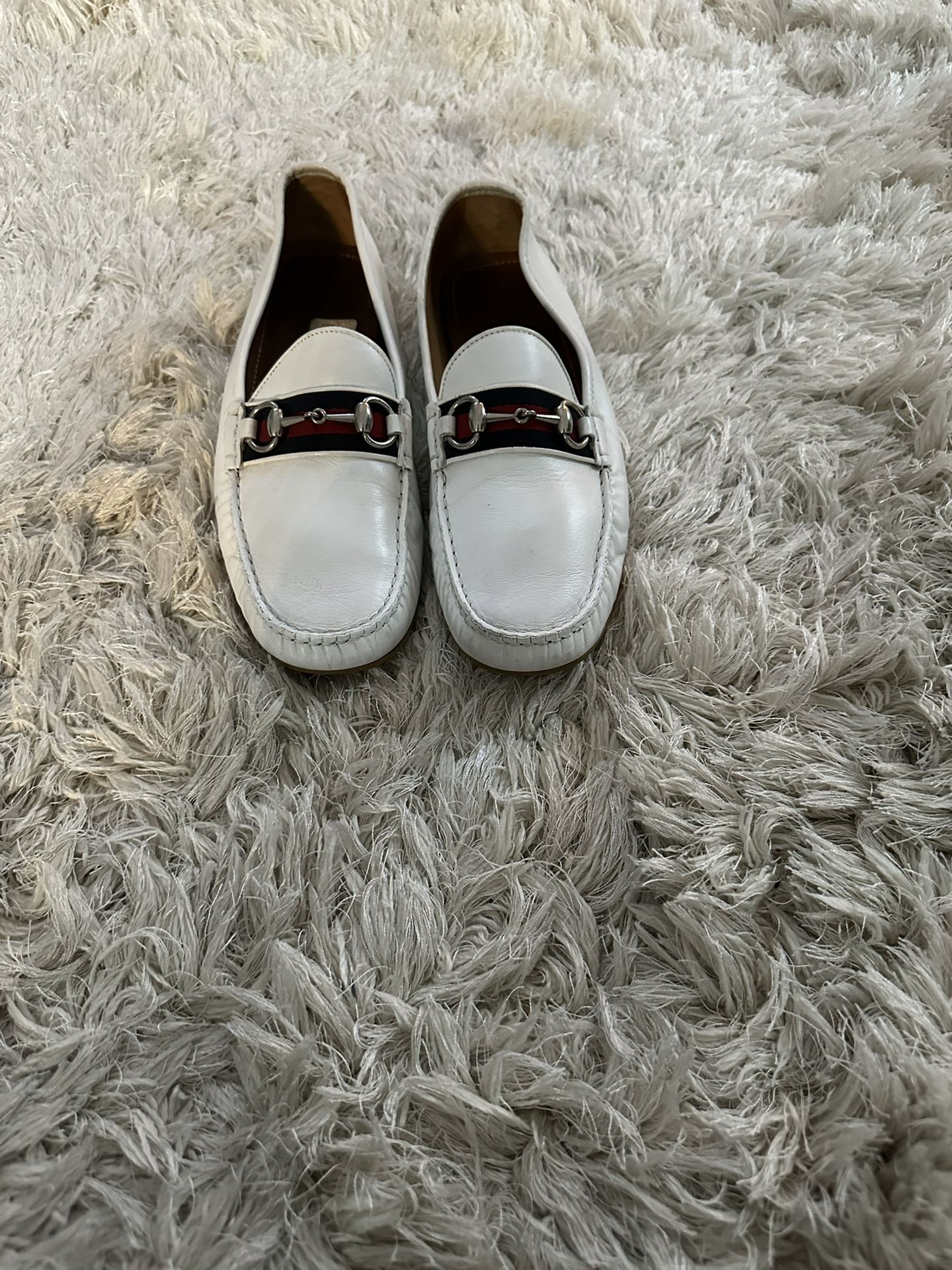 White Shoes GUCCI LOAFERS
