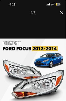 2012 - 2014 ford focus headlights