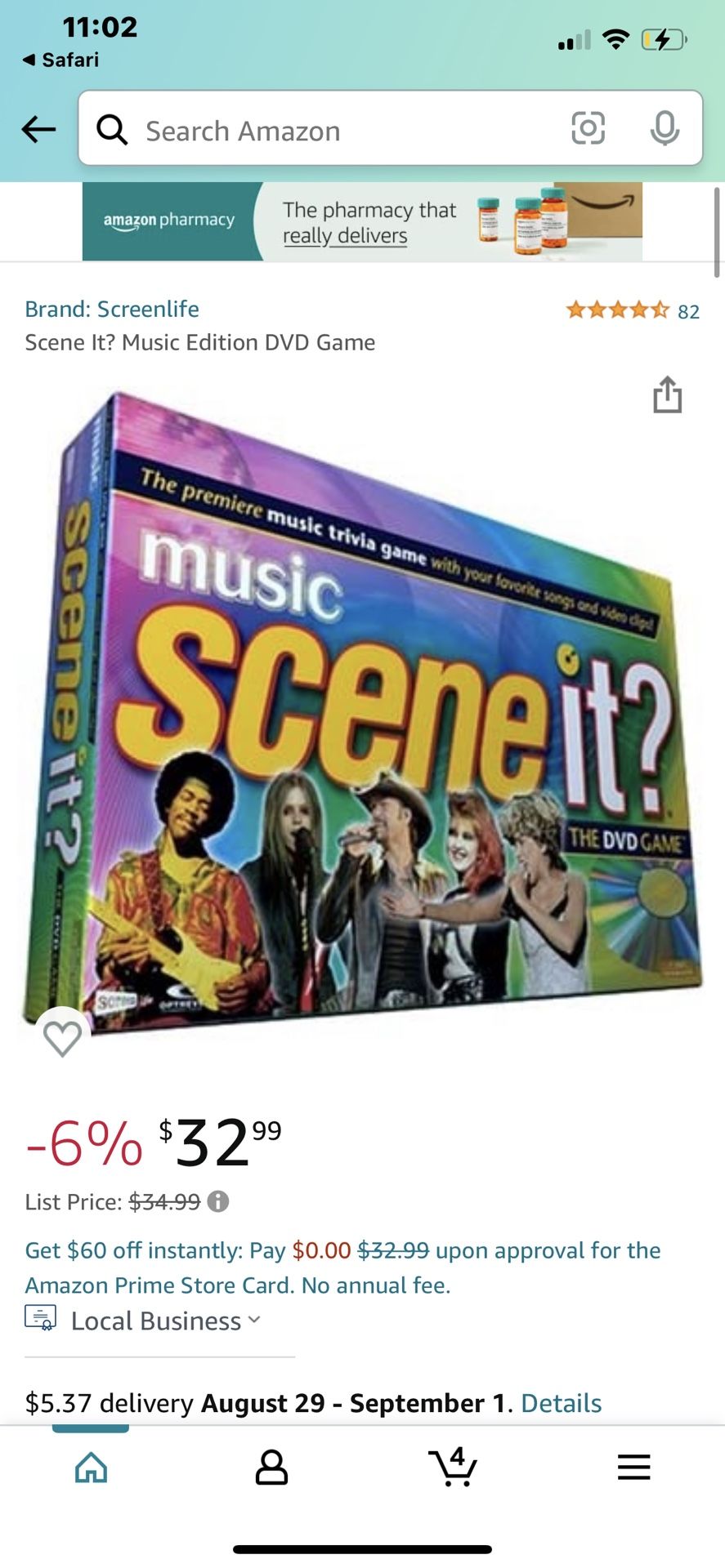 Reduced New / Sealed “ Music Scene It “ ? Game