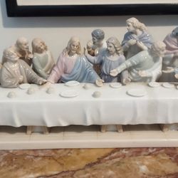 PORCELAIN VALENCIA-" LAST SUPER"
"LA ULTIMA CENA",PORCELANA ESPAÑOLA HECHA EN VALENCIA.