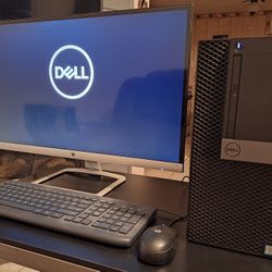 Dell Desktop I7-8700 16gb Ram 512gb Ssd 4gb Gpu WIN 11