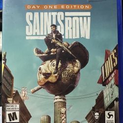 Saints Row Day One Edition Playstation 5