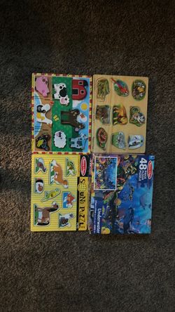 Melissa & Doug Kids Puzzle Bundle Set of 4
