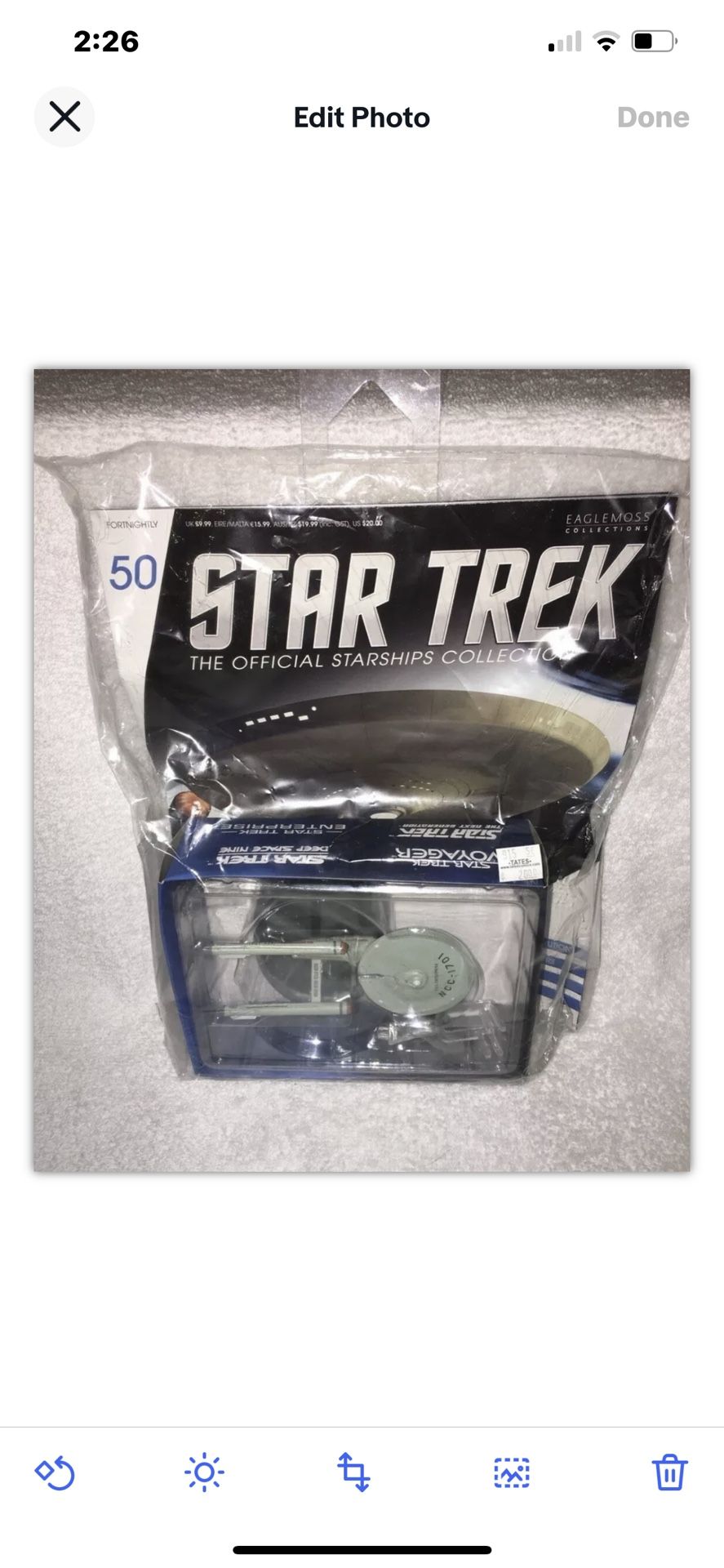 USS ENERPRISE NCC 1701 MAGAZINE 2015 Eaglemoss Collections NIB With Ship!