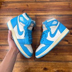 Jordan one UNC reimagined size 9