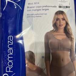Bra With Performed Cup With Long Sleeves Size 40