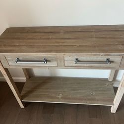 Wooden table 42” by 32 in