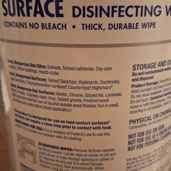 Case (6) canisters of purell disinfecting wipes