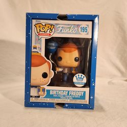 Funko Pop Exclusive Happy Birthday Freddy 195 With Protector