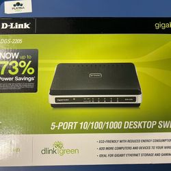 D-Link 5-Port 10/100/1000 Desktop Switch