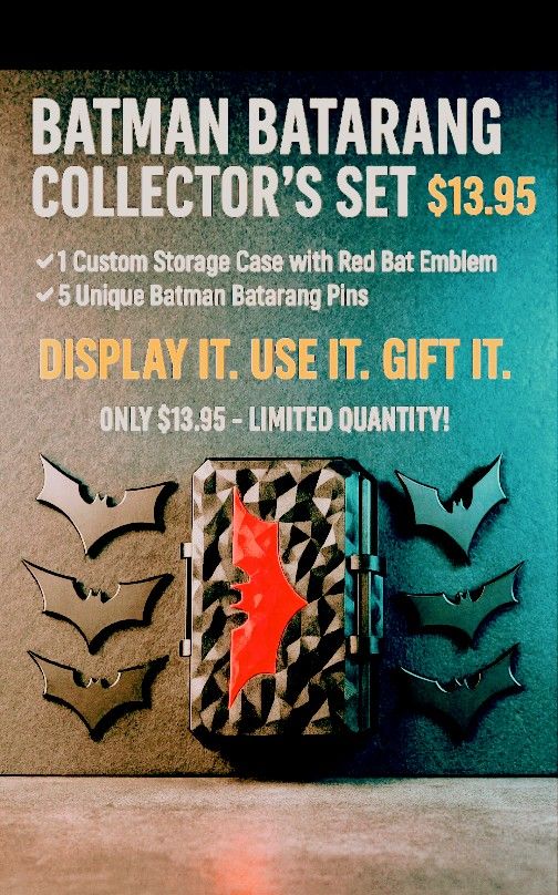 Batman Batarang Pin 📌