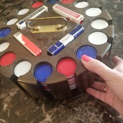 Vintage 1960s Poker Set!!