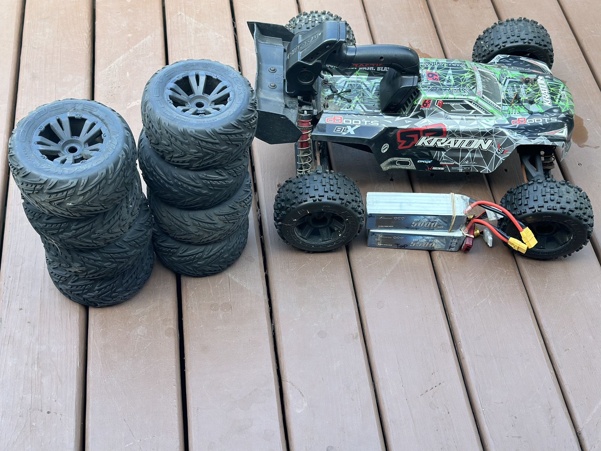 Kratos 6s 1/8 4wd Blx 60 Mph Rc Car Monster Truck