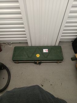 Green Hard Plastic Sports Case