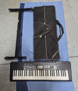 Casio CTK-2550 Keyboard W/ OnStage Stand And Ultimate SupportTravel Bag