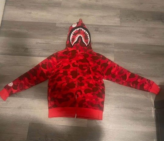 Red BAPE Hoodie