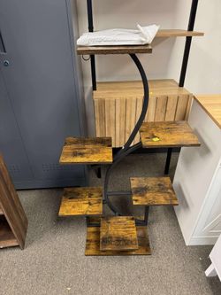 Plant Stand Indoor with Grow Lights, 7 Tiered Plant Shelf Indoor, 44" Corner Plant Stands for Indoor Plants, Tall Plant Flower Display Shelf, S-Shaped