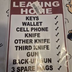 Brand New Garage Sign 