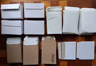 Mailer envelopes for shipping cards, coins, etc.