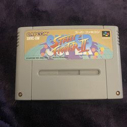 Street Fighter II (Super Famicom) – $25 OBO