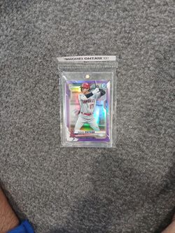 Shohei Ohtani Bowman Chrome #'d
