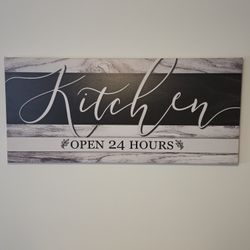 Canvas Kitchen Decor 