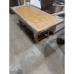 Solid Wood Rustic Farmhouse Dining Table 79” - Open Box - $1,300 Retail - Delivery Available