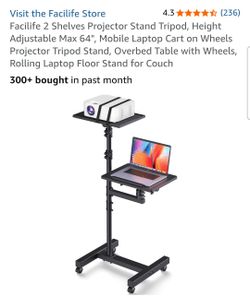 2 shelves projector stand
