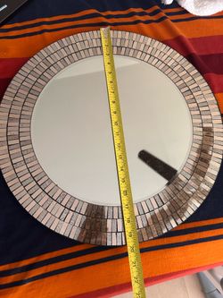 20” accent mirror for wall