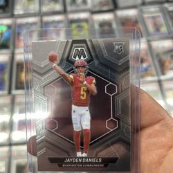 2024 Panini Mosaic Jayden Daniels Rookie Card #302 ROY Washington Commanders RC