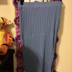SHEIN High Waist Split Thigh Skirt