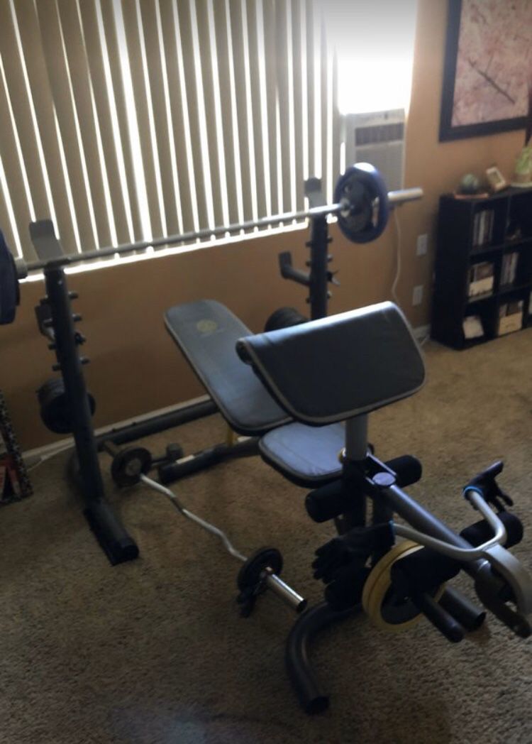 Weight set/ home gym