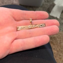 AMG real Gold Real Diamon Pendant 