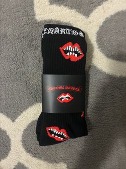 Black Chrome Hearts Socks