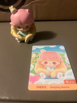 POP MART DIMOO Sleeping Bunny – Animal Kingdom Series – Authentic Blind Box Figure