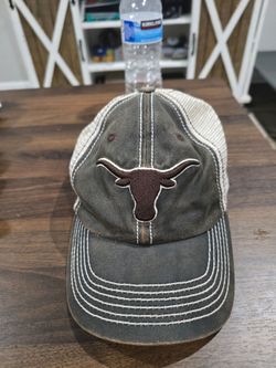 UT University of Texas At Austin Longhorns Golf AHEAD Brown Hat Cap Strapback