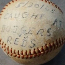 1965 Dodgers  Ball  Playimg The REDS