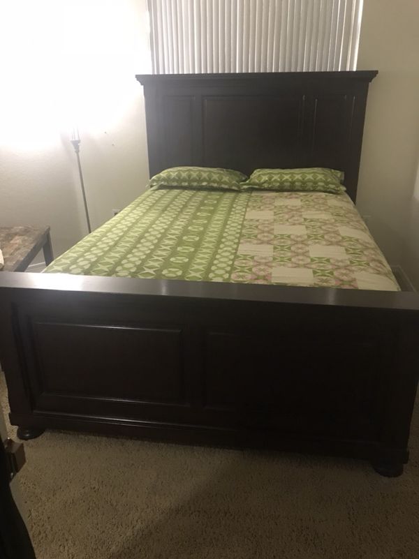 Ashley Queen Bed Frame Box Spring Mattress For In Phoenix Az Ashley Queen Bed Frame Box Spring Mattress