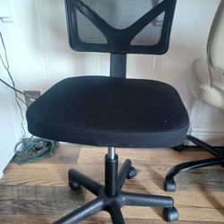 black office chair