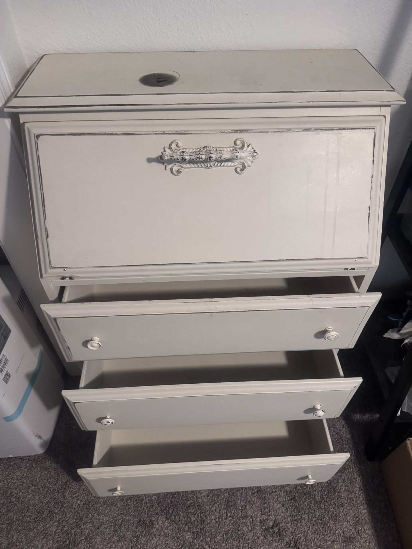 Antique secretary, dresser